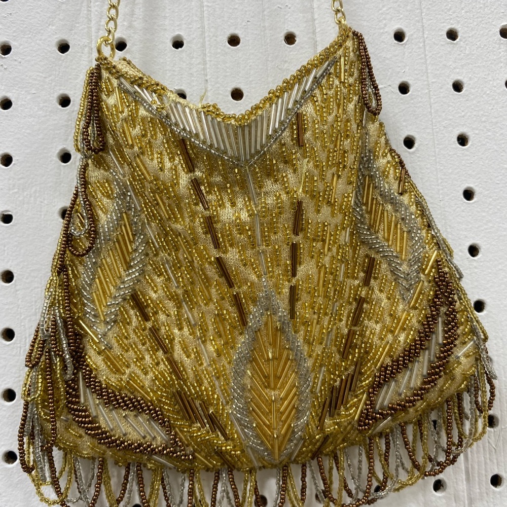 Vintage Midcentury Beaded Handbag